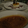 Cheese Cake and Coconut Creme Brulee
